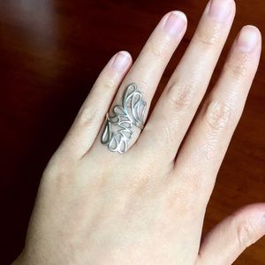 Leaf Wrap Sterling Silver Ring